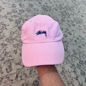 Pink Stussy cap